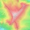 Topografische kaart Grigna Settentrionale, hoogte, reliëf