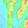 Topografische kaart La Rode, hoogte, reliëf