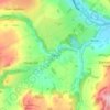 Topografische kaart Alport, hoogte, reliëf