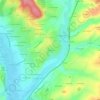 Topografische kaart La Haie, hoogte, reliëf