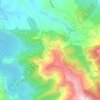 Topografische kaart Adni, hoogte, reliëf
