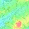 Topografische kaart Au Bout du Monde, hoogte, reliëf
