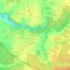 Topografische kaart La Bigauderie, hoogte, reliëf