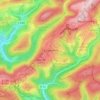 Topografische kaart Langewiese, hoogte, reliëf