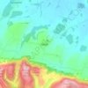Topografische kaart Elsted, hoogte, reliëf