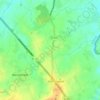 Topografische kaart Droogland, hoogte, reliëf