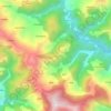 Topografische kaart Saigha, hoogte, reliëf