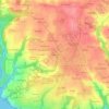Topografische kaart Keramplen, hoogte, reliëf