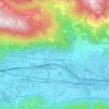 Topografische kaart Poisatto, hoogte, reliëf
