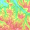 Topografische kaart Sanilhac, hoogte, reliëf