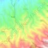 Topografische kaart Wonokitri, hoogte, reliëf