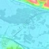 Topografische kaart Meneaux, hoogte, reliëf