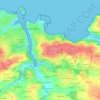 Topografische kaart Ploaré, hoogte, reliëf