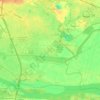 Topografische kaart Sorges, hoogte, reliëf