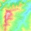 Topografische kaart Quinzano, hoogte, reliëf