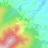 Topografische kaart Orciatico, hoogte, reliëf