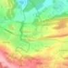 Topografische kaart Froidlieu, hoogte, reliëf