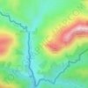 Topografische kaart Urkulu, hoogte, reliëf