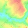 Topografische kaart Sure, hoogte, reliëf
