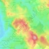 Topografische kaart Le Brûlé, hoogte, reliëf