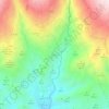 Topografische kaart Picena, hoogte, reliëf
