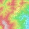 Topografische kaart Migliana, hoogte, reliëf