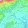Topografische kaart Fianema, hoogte, reliëf