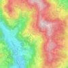 Topografische kaart Alvese, hoogte, reliëf