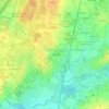 Topografische kaart Le Champ Rond, hoogte, reliëf
