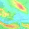 Topografische kaart La Touche, hoogte, reliëf