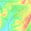 Topografische kaart Hakama, hoogte, reliëf