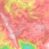 Topografische kaart A Abelleira, hoogte, reliëf