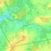 Topografische kaart Brauel, hoogte, reliëf