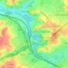 Topografische kaart Kathagen, hoogte, reliëf