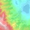 Topografische kaart Massa Sabbioni, hoogte, reliëf