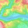 Topografische kaart Weins, hoogte, reliëf