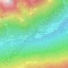 Topografische kaart Valle Anzasca, hoogte, reliëf