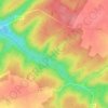 Topografische kaart La Combe au Loup, hoogte, reliëf