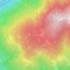 Topografische kaart Alpe Pescia, hoogte, reliëf