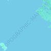 Topografische kaart Gasparilla Sound, hoogte, reliëf