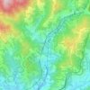 Topografische kaart Ponteacqua, hoogte, reliëf