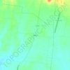 Topografische kaart Beasley, hoogte, reliëf