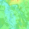 Topografische kaart Gleesen, hoogte, reliëf