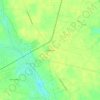 Topografische kaart Tobermory, hoogte, reliëf