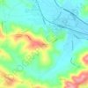 Topografische kaart Abbadia, hoogte, reliëf