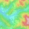 Topografische kaart Codiponte, hoogte, reliëf