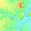 Topografische kaart Sucé, hoogte, reliëf