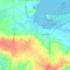 Topografische kaart Le Désert, hoogte, reliëf