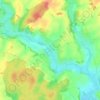 Topografische kaart Roche, hoogte, reliëf