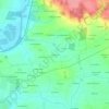 Topografische kaart La Daviais, hoogte, reliëf